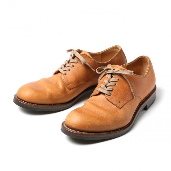 MOTO MATT VACHETTA PLAIN TOE OXFORD SHOES #2131 BROWN