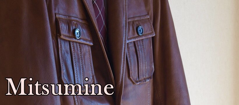 mitsumine_テーラードレザージャケット